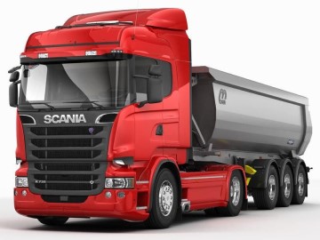 Scania полуприцеп тягач